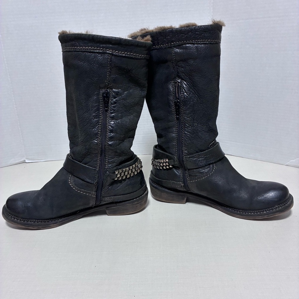 Pakros - Blacker Leather Moto Boot - 36 - Picture 5 of 14